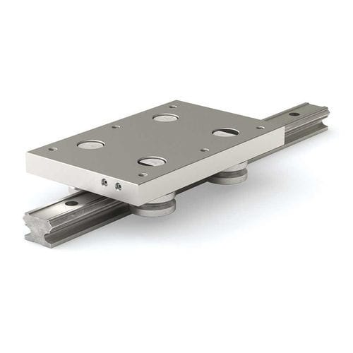 Guide linéaire à rouleaux - IVTAAW series - PBC Linear - de précision / en acier inoxydable / en aluminium
