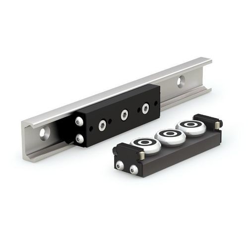 Guide linéaire à rouleaux - Rail Standard - PBC Linear - 35 mm / 28 mm / 43 mm