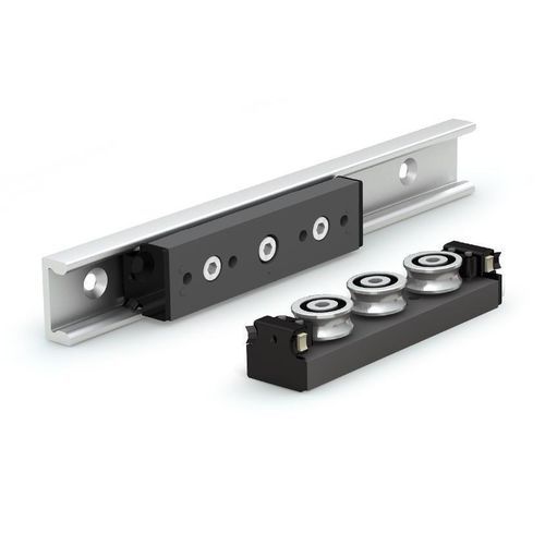 Guide linéaire à rouleaux - Rail Plus - PBC Linear - 28 mm / 43 mm / en acier