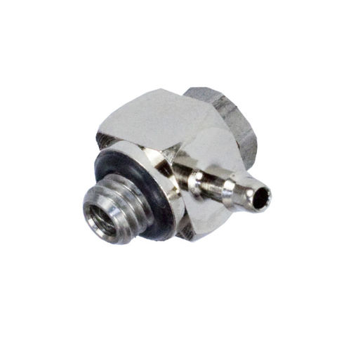 Raccord coudé - EA-LB series - Bimba - hydraulique / à visser / en laiton nickelé