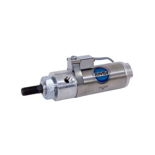 Vérin pneumatique - MRS series - Bimba - en acier inoxydable / robuste / programmable