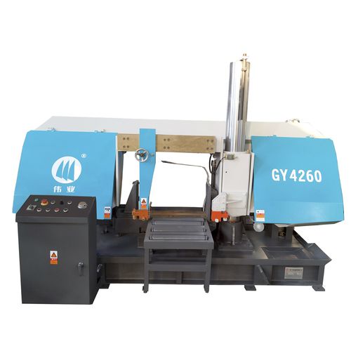 Machine à scier à tronçonner - GY4260 - Zhejiang Weiye Sawing Machine Co., Ltd - à ruban / horizontale / pour métaux