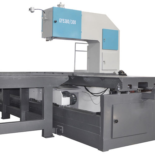Scie à ruban - GY5380-300 - Zhejiang Weiye Sawing Machine Co., Ltd - à tronçonner / à format / verticale