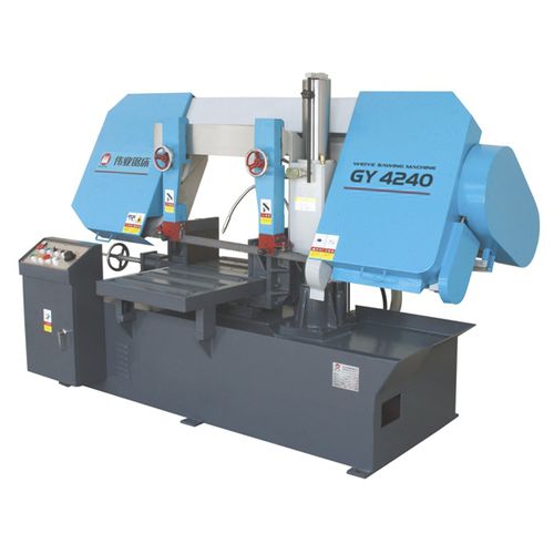 Scie à ruban - GY4240 - Zhejiang Weiye Sawing Machine Co., Ltd - horizontale / pour métaux / pour tuyaux