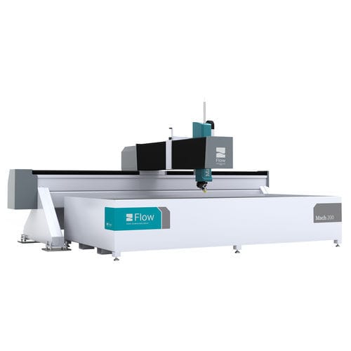 Système de découpe au jet d'eau abrasif - Mach 200 series - Flow Europe GmbH - Flow Waterjet Europe - au jet d'eau 3D / pour aluminium / pour cuivre