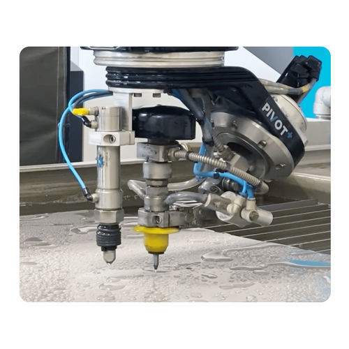 Tête de découpe au jet d'eau - Pivot+™ - Flow Europe GmbH - Flow Waterjet Europe - multi-axe / pour découpe en chanfrein