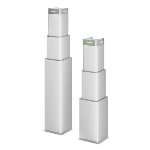 Colonne de levage industrielle - LC3 IC - LINAK - télescopique / à 3 étages / ajustable