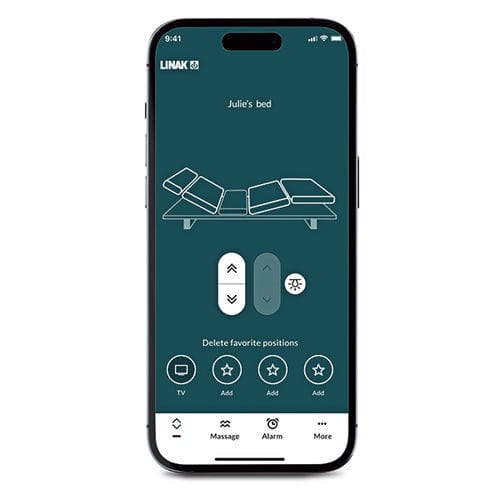App pour le réglage de lit - Bed Control&trade; - LINAK - pour actionneur / Androïd / iOS