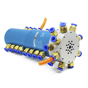 Raccord tournant pour air comprimé - 3016004 Series - SenRing Electronics. - pour le vide / pour vapeur / 16 passages