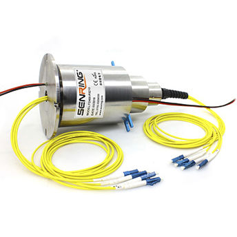 Collecteur tournant électrique - FO808 Series - SenRing Electronics. - de fibre optique / multivoie / à haute vitesse