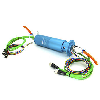 Collecteur tournant électrique - ZM099 Series - SenRing Electronics. - pour servomoteur / à bride