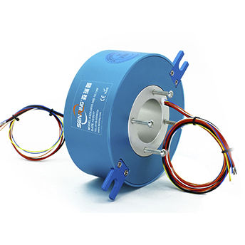 Collecteur tournant électrique - K350 Series - SenRing Electronics. - type pancake / alliage d'aluminium / en or