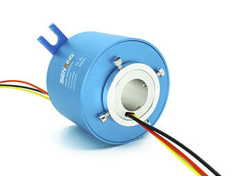 Collecteur tournant avec passage au centre - 212004250 series - SenRing Electronics. - en aluminium / en inox / standard