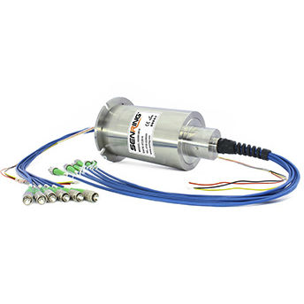 Collecteur tournant de fibre optique - FO609 Series - SenRing Electronics. - multivoie / à haute vitesse