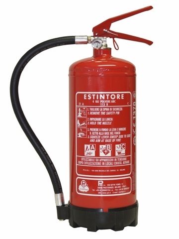 Extincteur à poudre - 4 kg, 21A-113B-C | EPP04020 - Pii Srl - portable