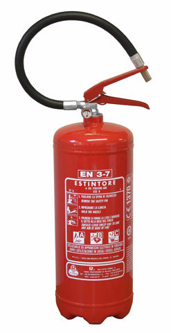 Extincteur à poudre - 6 kg, 23A-233B-C | EPP0607M/EN3 - Pii Srl - portable
