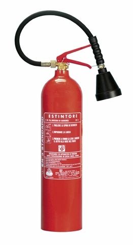 Extincteur à gaz (CO2) - 5 kg, 89B | CO205007 - Pii Srl - portable