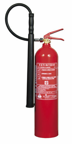 Extincteur à gaz (CO2) - 5 kg, 89B | CO205009 - Pii Srl - portable