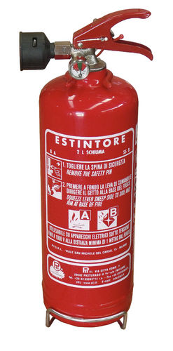 Extincteur à mousse - 2 L, 8A 55B 40F, AFFF | WG020016 - Pii Srl - portable