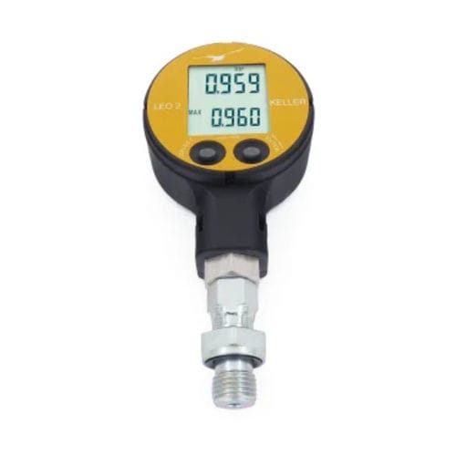 Manomètre absolu - LEO2 series - Riels Instruments - à LED / fileté / en acier inoxydable