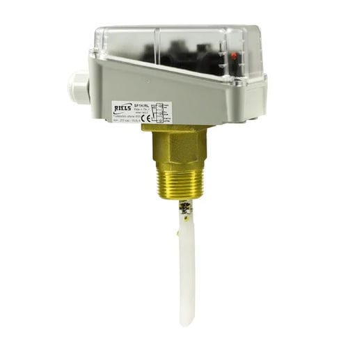 Contrôleur de débit à palette - RIV105 - Riels Instruments - pour liquides / vertical / fileté
