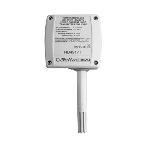 Transmetteur de température et d'humidité relative - HD49 series - Riels Instruments - fileté / Pt100 / 4-20 mA