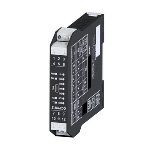 Module de traitement de signal d'entrée - Z-5DI-2DO - Riels Instruments - sorties numériques / sur rail DIN / configurable