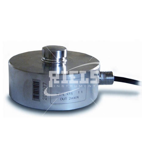 Capteur de force en compression - C2S - Riels Instruments - type bouton / par jauge de contrainte / 2 mV/V