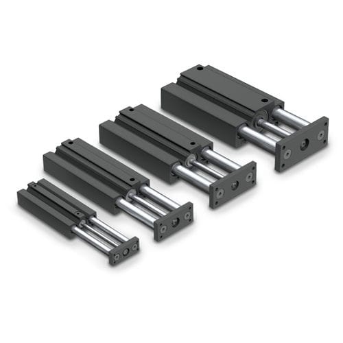 Vérin pneumatique - Power-Block2™ - Tolomatic, TOL-O-MATIC - à tige de piston guidée / double effet / de bloc