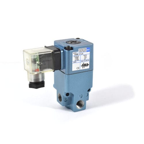Distributeur pneumatique à clapet - 200 Series - MAC Valves - actionné par solénoïde / à commande directe / 3/2