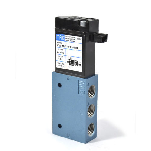 Distributeur pneumatique à clapet - 47 Series - MAC Valves - à soupape / actionné par solénoïde / à commande directe