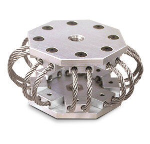 Support antivibratoire rond - CCR3 series - Enidine - en aluminium massif / en inox / pour moteur