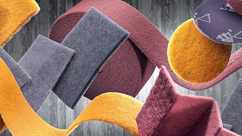 Disque abrasif en carbure de silicium - 6120 siafleece - sia Abrasives - à rectifier / pour métal