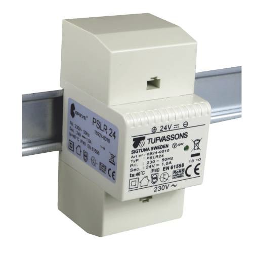Alimentation électrique sur rail DIN - PSLR series  - BREVE-Tufvassons - AC/DC / à découpage