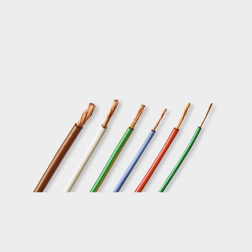 Fil électrique isolé - FLEXI-E series - Stäubli Electrical Connectors AG - en cuivre / en PVC / souple