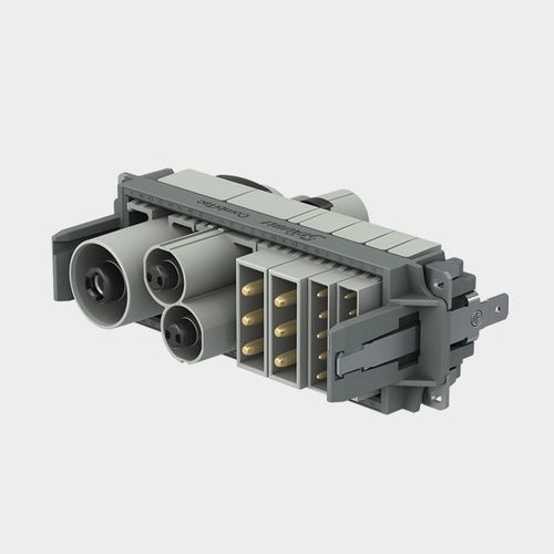 Capot de connecteur électrique - CTD 10 - Stäubli Electrical Connectors AG - monté sur panneaux / plastique / rectangulaire