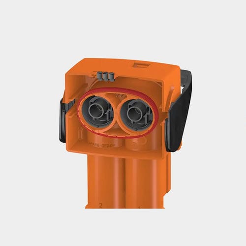 Connecteur 2 pôles - PM-MP10-2SDD-IT - Stäubli Electrical Connectors AG - de données / d'alimentation électrique / à angle droit
