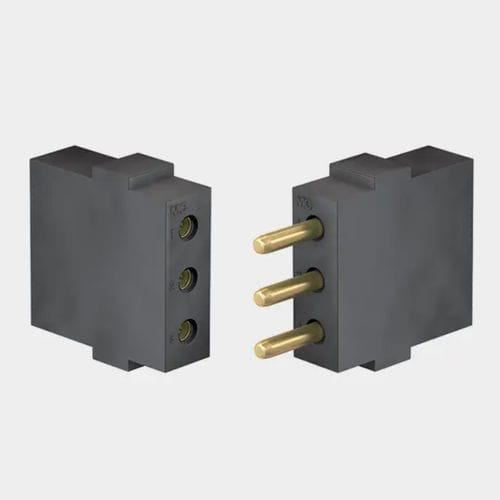 Module connecteur pneumatique - CT-E3-3/B - Stäubli Electrical Connectors AG - à sertir / de puissance / 2 pôles