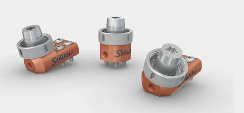 Connecteur de bidons - GAC - Stäubli Electrical Connectors AG - d'alimentation électrique / à vis / de courant fort