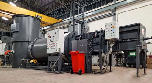 Incinérateur pour déchets industriels - ROTOMAC - For.Tec. srl - pour déchets hospitaliers / pour déchets dangereux / à four rotatif
