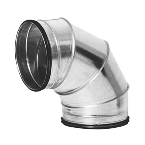 Coude de tuyauterie en acier - BFU  - LINDAB - pour ventilation / 90°