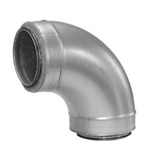 Coude de tuyauterie en acier - BUI  - LINDAB - pour ventilation / 90° / 30°