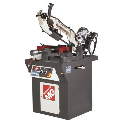 Scie à ruban - K-280-SA - TRONZADORAS MG - pour acier / semi-automatique / avec système de refroidissement