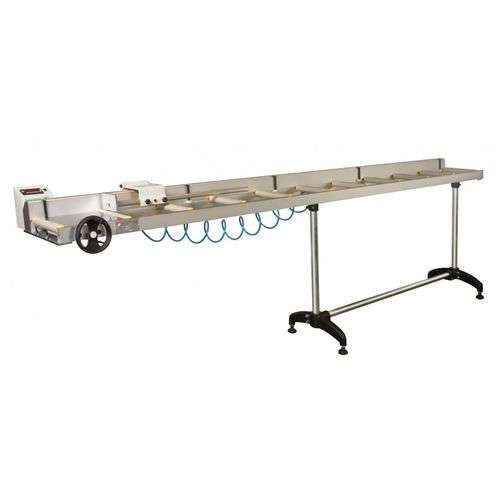 Convoyeur à rouleaux - TNDG series - TRONZADORAS MG - horizontal / d'alimentation / à entraînement manuel
