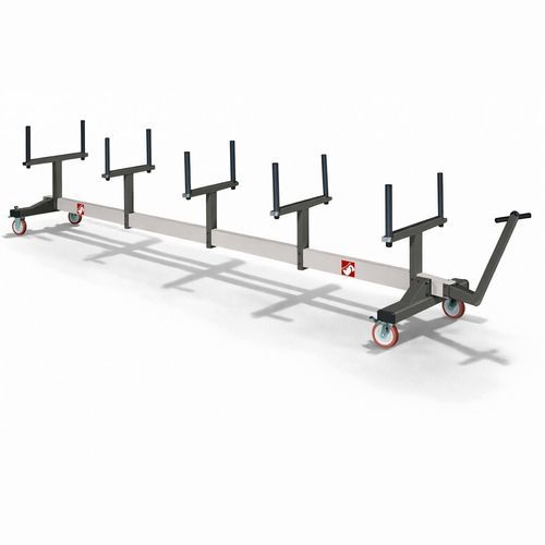 Chariot de transport - CPP-4100 - TRONZADORAS MG - en métal / pour charges lourdes / porte-profilé en aluminium