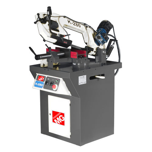 Scie à ruban - K-280-M BH - TRONZADORAS MG - pour acier / semi-automatique / avec système de refroidissement