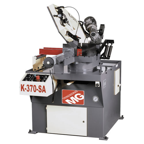 Scie à ruban - K-370-SA - TRONZADORAS MG - pour acier / semi-automatique / électrohydraulique