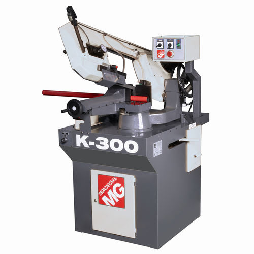 Scie à ruban - K-300/2-M BH - TRONZADORAS MG - pour acier / semi-automatique / avec système de refroidissement