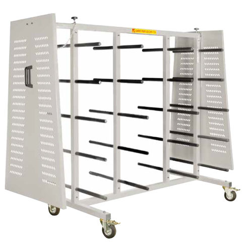 Chariot de manutention - CHP-1730 - TRONZADORAS MG - en métal / porte-profilé en aluminium / à roulettes