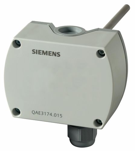 Capteur de température Pt1000 - QAE3174.015 - Siemens Building Technology HVAC Products - 4-20 mA / G 1/2 / IP65